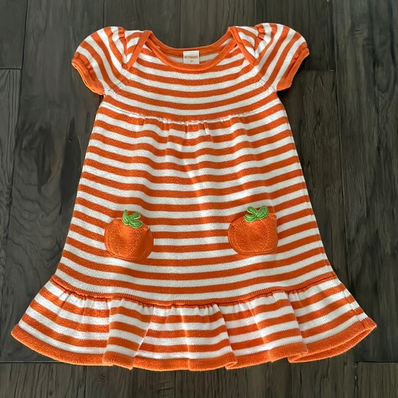 Gymboree Other - Gymboree Pumpkin Dress 3T Thanksgiving 🦃 🎃